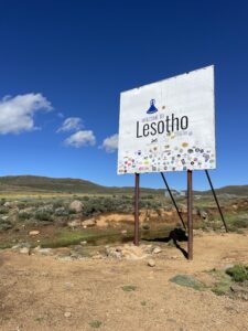 welcome to lesotho sign